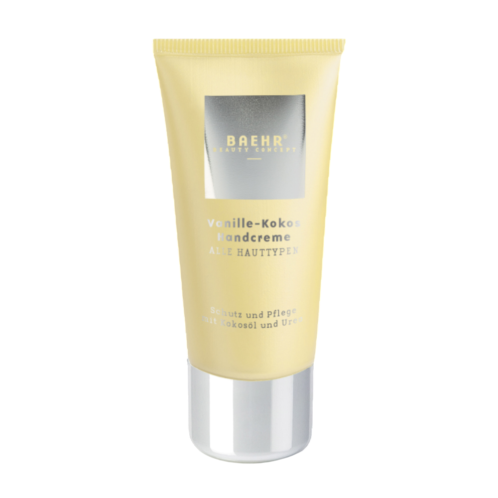 BAEHR Vanille-Kokos Handcreme 30ml - Крем для рук з ваніллю, кокосовою олією та сечовиною